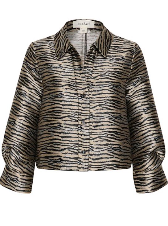 elowen shirt zebra jacquard