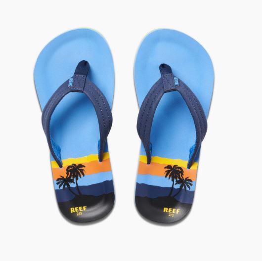 slippers kids ahi blue hawaii
