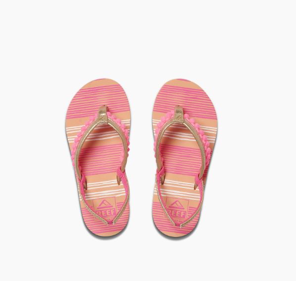 slippers little pom pom pink