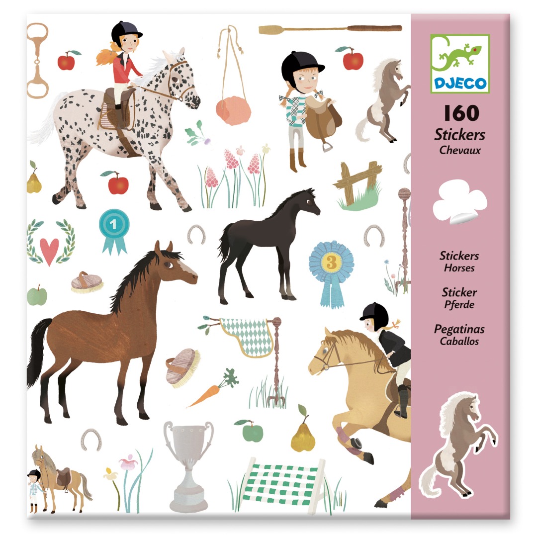 stickers - paarden 