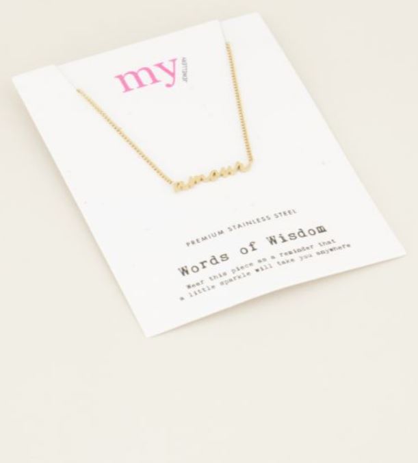 ketting amour - goud
