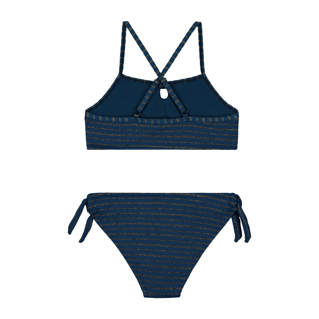 bikini endless summer scoop top - poseidon blue 